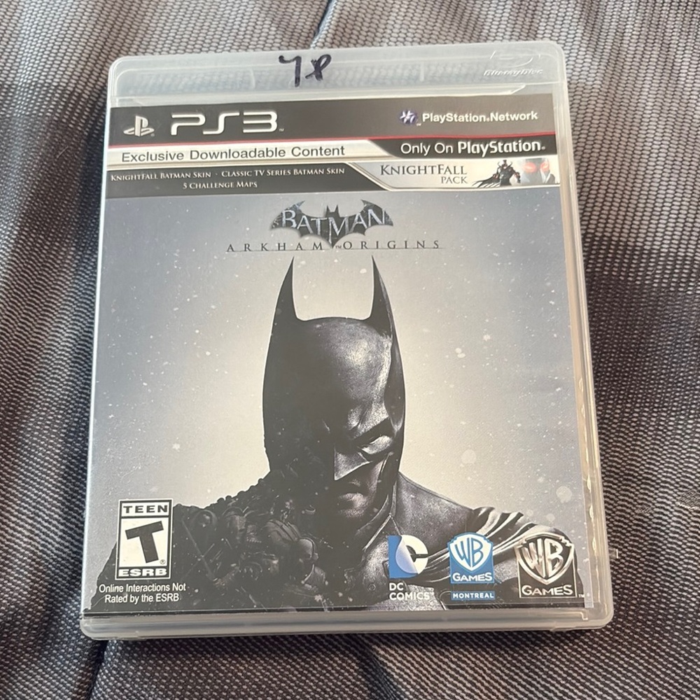 Batman Arkham Origins Video Game for the PlayStation 3